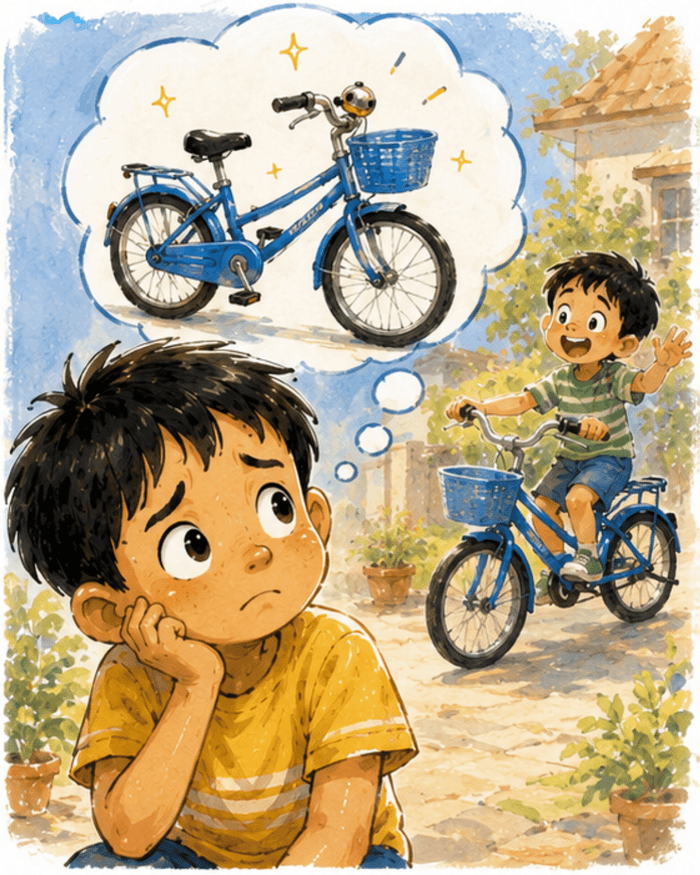 Child reading AlliReads in English