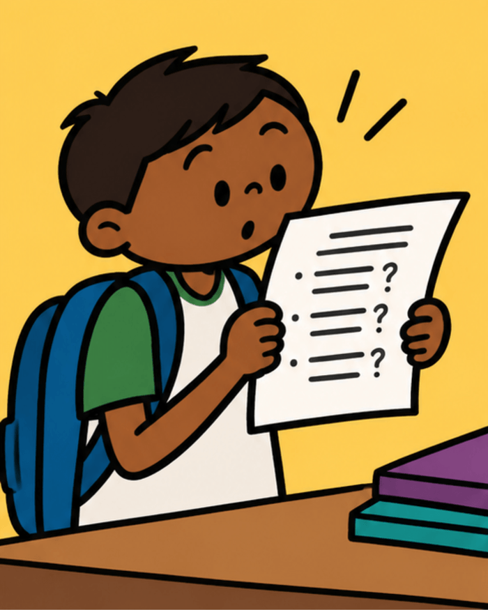 Child reading AlliReads in English