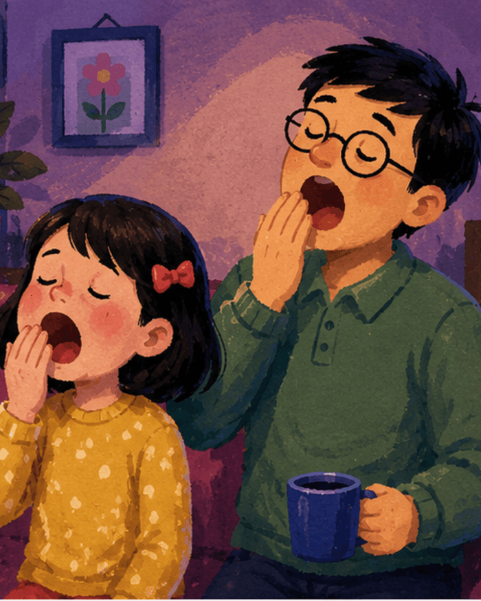 Child reading AlliReads in English